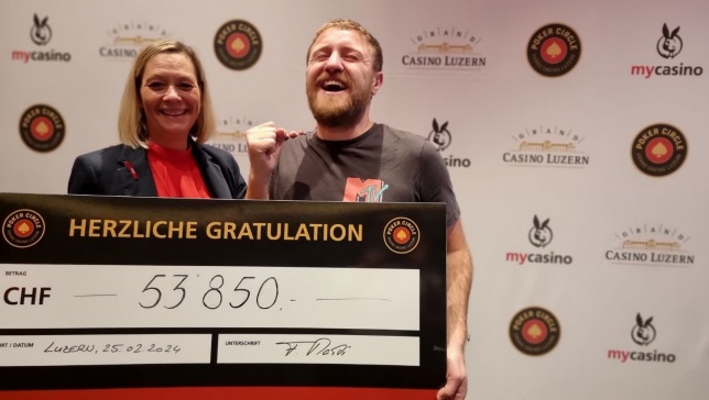La 32ème édition du Poker Circle Swiss Open au Grand Casino de Lucerne - Samuel Düzgün a remporté la victoire et 53 850 CHF de prix.